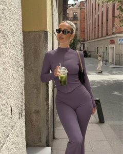 purple zipper jacket activewear workout jacket for women sports jacket